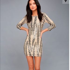 Lulus Bodycon Sequin Dress